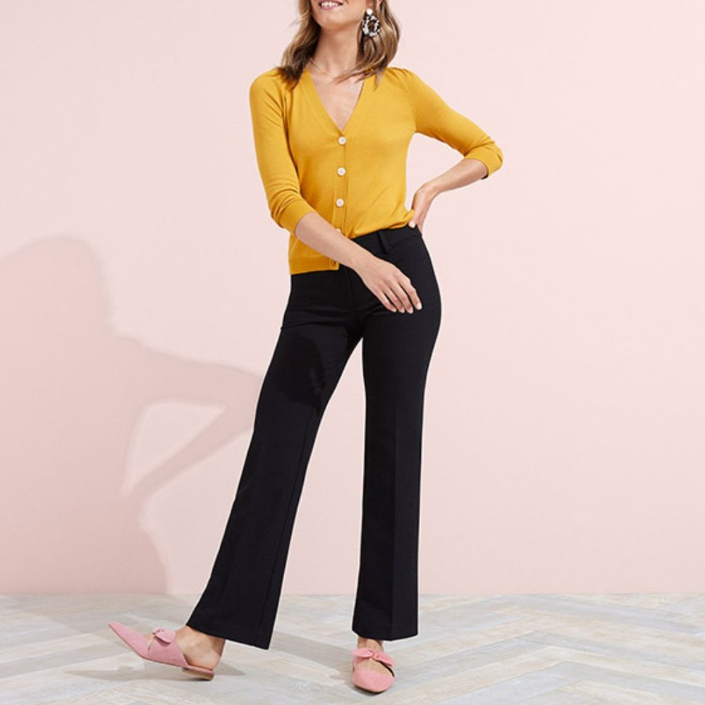 2 Ann Taylor Julie Trousers Grey & Black Pants - 2 for 1!